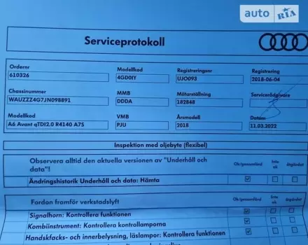 Audi A6, 2018 г.в.