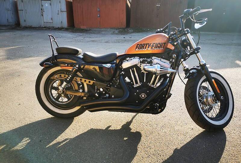 Harley-Davidson 1200 Sportster Forty Eight 2015 бензин