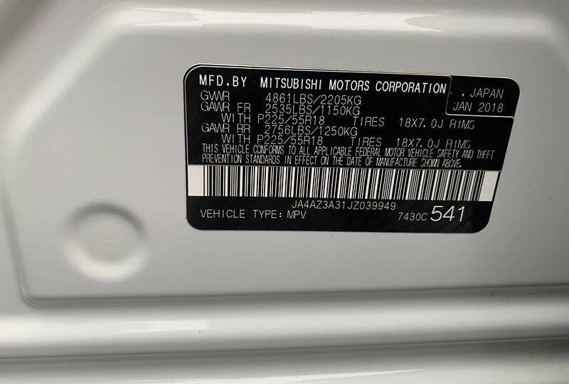 Mitsubishi Outlander SE 2018