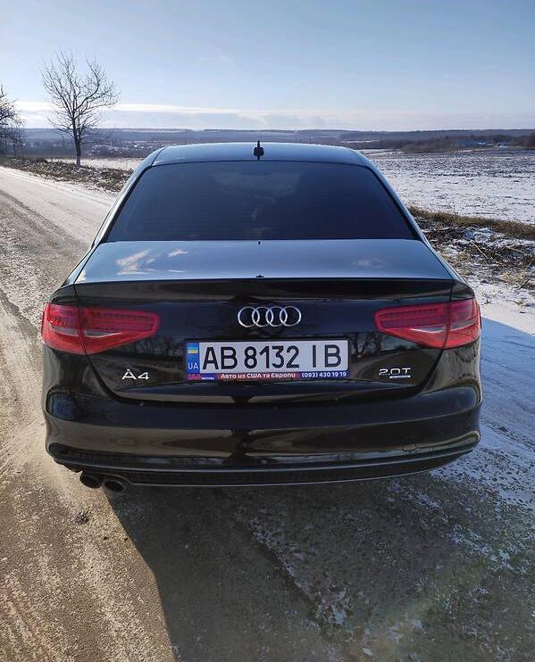 Audi A4 Sline Quattro 2013