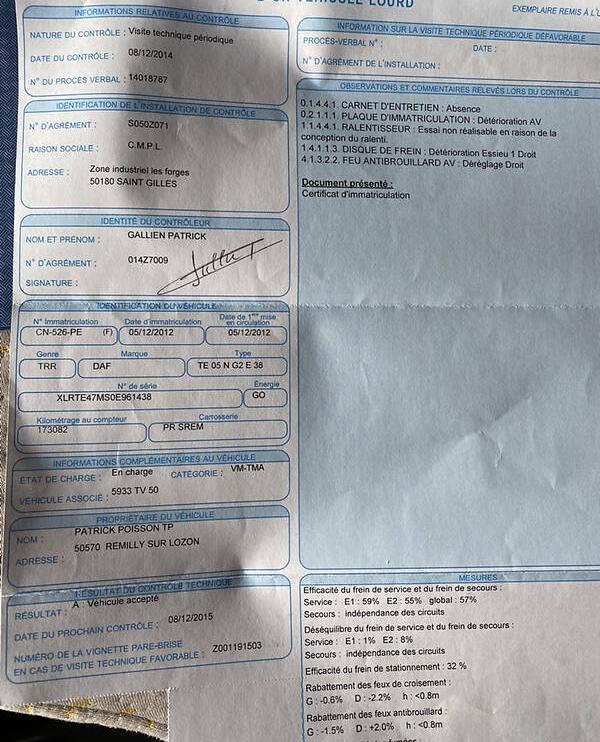 DAF XF 105 XF 105.460 2012
