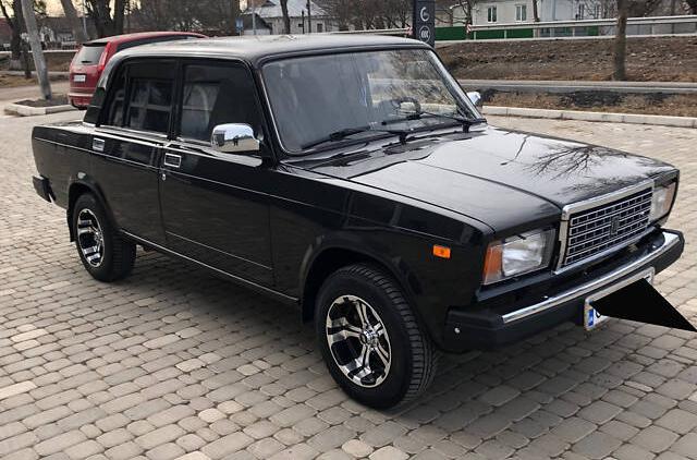 ВАЗ 2107 black  2007