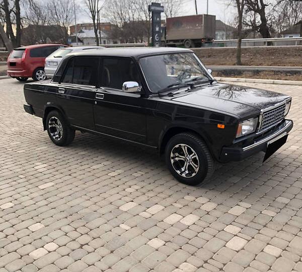 ВАЗ 2107 black  2007