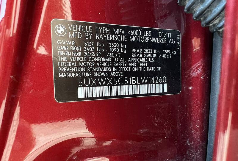 BMW X3 xDrive 2011